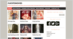 Desktop Screenshot of clicktomovies.com